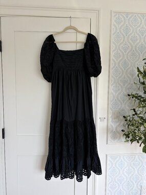 Abercrombie & Fitch Black Puff Sleeve Dress